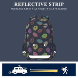 Meocouoe Kids Doughnut Backpack for Boys Girls Schoolbag Children Teens Elementary Middle School Bags Lightweight Student Bookbag