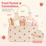 Bluboon Lunch Bag for Women Men Cute Corduroy Lunch Tote Bags Reusable Insulated Lunch Box Large Capacity Reusable Insulated Cooler for School Work or Travel