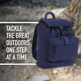 Rothco Canvas Daypack – Heavy-Duty Cotton Canvas Backpack for Hiking, Camping, Traveling, and Daily Use – 34L Capacity, ACU Digital Camo