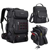 WITZMAN Carry on Travel Backpack for Men Airline Approved Convertible Nylon Duffle Backpack and Crossbody Bags Lightweight Casual Messenger Bag