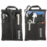 MAXPEDITION Platy Pocket Organizer, Durable EDC Tool Pouch for Men, Neck Wallet with Paracord Lanyard, Holds Flashlight, Multitool, Pen, Notebook (Black, 4" x 6")