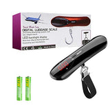 Digital Luggage Scale 110lb Portable Travel Hanging Suitcase Weight Scales