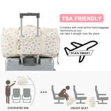 BLUBOON Duffle Bag Girls Kids Cute Gym Bag with Shoes Compartment & Wet Separation Waterproof Sports Overnight Travel Bag
