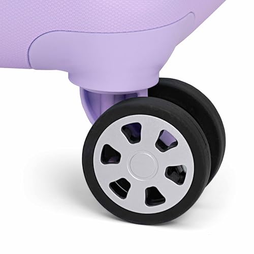 Traveler's Choice Pagosa Hardshell Expandable Luggage with Spinner Wheels, Lavender, 22-Inch Carry-on