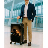 World Traveler VentureX Medium Checked Luggage, Hardshell Suitcase With Spinner Wheels - Chariot Stallion
