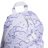 adidas Kids Gotta-Have-It Mini Backpack – School Bag for Girls and Boys, 10L, Bow Print Frozen Purple/White, OSFA