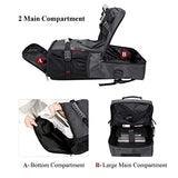 WITZMAN Travel Backpack for Men and Women Convertible Duffle Luggage Bag fit 17 Inch Laptop Carry On Bags for Airplane and Sling Bag with USB Charging Port Lightweight Crossbody Bags Casual Daypack