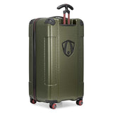 Traveler's Choice Maxporter II Polycarbonate Hardside Trunk with Spinner Wheels, Green, 31-Inch Trunk