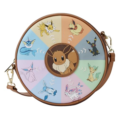 Loungefly Pokémon Eevee Evolutions Crossbody Canteen Purse: Stylish Carryall for Pokémon Enthusiasts!