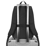 Mancro Business Travel Laptop Backpack, Anti Theft Slim Laptop Bag for Men and Women, Tech Computer Bag Fits 15.6 Inch Laptop and Notebook (Black)