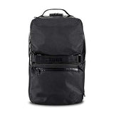 Skunk SoHo Backpack - Smell Proof - Weather Resistant - With Combination Lock (Black/Black Leather)