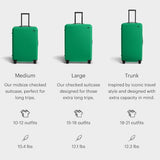 Away Medium Checked Luggage, 26-inch Lightweight Hardside Spinner Suitcase