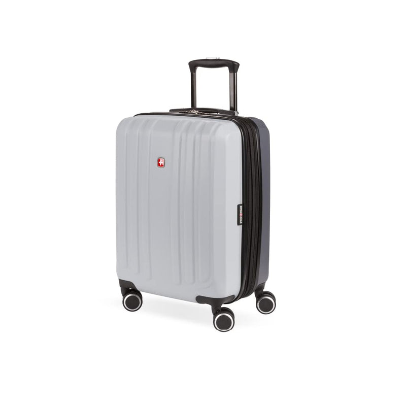 SwissGear Duet Expandable Luggage, Hard Shell Carry-On Luggage with Spinner Wheels