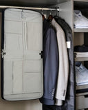 Hanke Premium Garment Bags for Travel, Business Travel Suit Bag with Wrinkle-Free System, Fits 4 Suits & 17.3'' Laptop, Carry On Garment Bag with Shoe Compartment, Shoulder Strap, Black