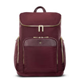 Samsonite Mobile Solutions 2 Deluxe Backpack, Laptop & Tablet Backpack with Padded Compartments, Front Zippered Pocket with Organizer, Water Bottle Pockets, StackIt™ Strap, Work & Travel Bag - Merlot