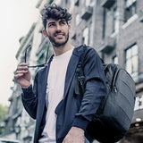 Tzowla Travel Laptop Backpack Water Resistant Anti-Theft Bag with Giant Tumbler Holder Pocket and Lock 15.6 Inch Computer Business Backpacks for Women Men Work College,Casual Daypack(Black)