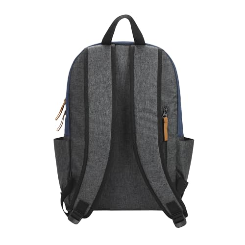 Bioworld Naruto Shippuden Shinobi Symbols Blue 17.5” Adult Commuter Backpack