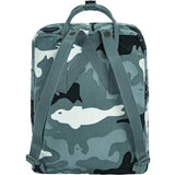 Fjällräven Kanken Graphics Backpack - Water-Resistant Exterior, Graphic Design - School, Travel, Nimbus Blue-Hidden Animals, One Size