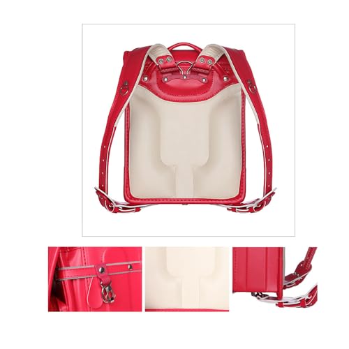 Star-Wind Randoseru automatic Lock Japanese school bags for girls boys Senior PU leather light weight Rain Cover