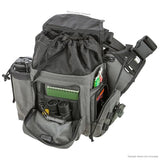 MAXPEDITION Jumbo Versipack (Wolf Gray) 7.4L Tactical Crossbody Sling Bag for EDC, CCW Concealed Carry, Survival, Includes Ergonomic 2" Strap with Comfortable Pad, 0412W