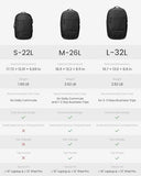 tomtoc 16-Inch Laptop Backpack, 22L Lightweight Daypack, Protective Organized Work Bag for Office, Daily Commute, Weekends & Everyday Carry