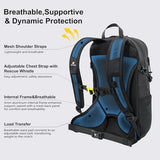 N NEVO RHINO 20L Hiking Internal Frame Backpack for Men Women, Small Travel Backpack Waterproof Backpack with Rain Cover