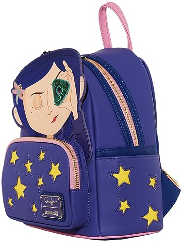 Loungefly Coraline Stars Double Strap Mini Backpack