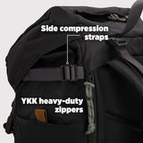 Topo Designs Rover Trail Pack 22L, Molded Back Panel, Waist Belt, Water Bottle Pockets (Desert Palm/Sahara)