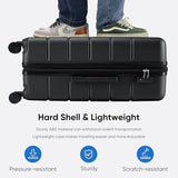 OLIXIS 20/24/28 Inch Suitcases Set,Black