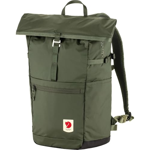 Fjällräven High Coast Foldsack 24 Backpack - Lightweight, Quick-Dry Fabric, Water-Resistant Design - Hiking, Travel, Mountain Green