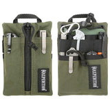 MAXPEDITION Platy Pocket Organizer, Durable EDC Tool Pouch for Men, Neck Wallet with Paracord Lanyard, Holds Flashlight, Multitool, Pen, Notebook (OD Green, 4" x 6")