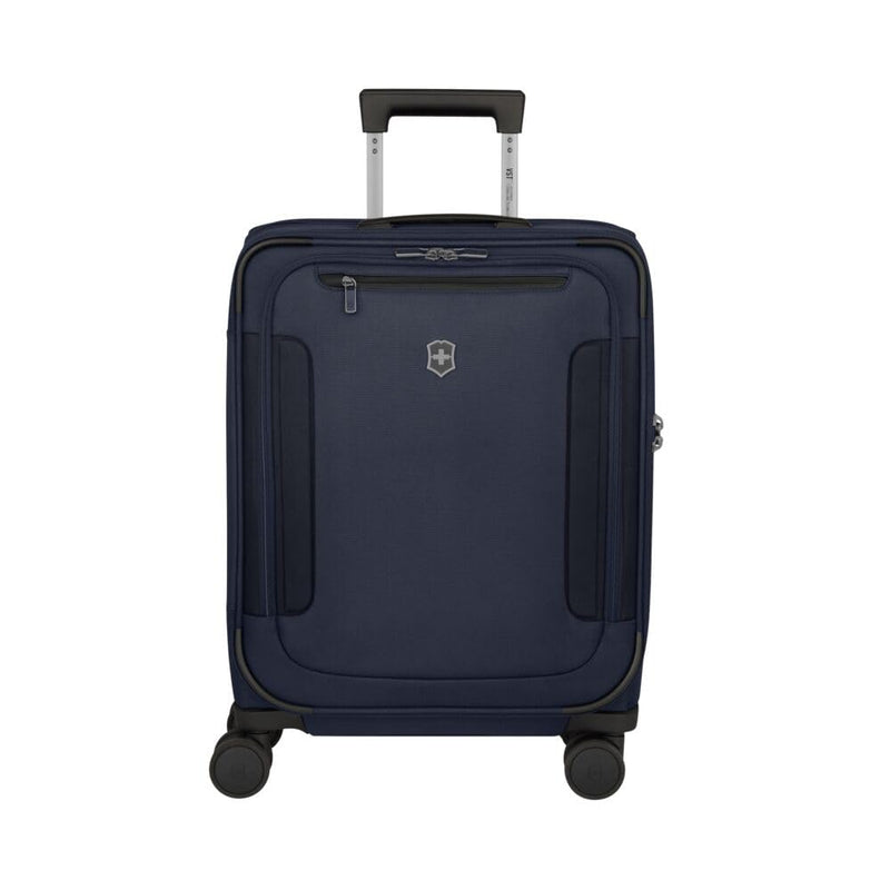 Victorinox Werks Traveler 7.0, Global Carry-On, 8-Wheel Softside Expandable Cabin Case, Navy Blue
