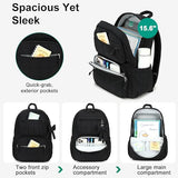 Bluboon Backpack for Girls Kids School Backpacks Bow Quilted Bookbag Multiple Pockets Lightweight 15.6 Laptop Backpack for Elementary Primary Middle School