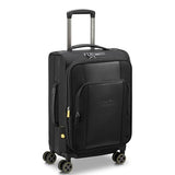 DELSEY Paris Wagram Softside Expandable Luggage with Spinner Wheels, Black, Carry On 20 Inch