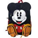 Disney Mickey Mouse Backpack Front Body 16" with 3-Zipper Pockets