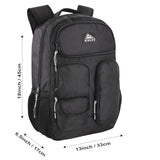 Kelty 18 Inch 25 Liter Capacity Multipocket Laptop Backpack, Padded Back, Air Mesh Shoulder Straps for Travel, Commuting