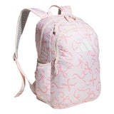 adidas Kids Affiliate Backpack – School Bag for Girls and Boys, 27L, Bow Print Pink Tint/Pink Tint, OSFA