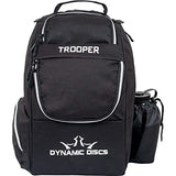 Dynamic Discs Trooper Disc Golf Backpack- Large Beginner Frisbee Disc Golf Bag - Holds 18+ Discs Capacity - Ideal Gifts and Accessories for Men - Lightweight & Durable Backpacks (Black)