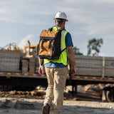 Carhartt Mens Station Tool Bag W/Adjustable Shoulder Straps, Durable, Water-Resistant Tool Organizer, Tool Backpack