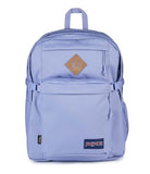 JanSport Main Campus FX Backpack - Travel or Work Bag w 15-Inch Laptop Pack with Leather Trim, Lavender Ash