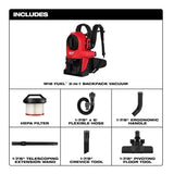 Milwaukee Electric - M18 FUELTRADE 3-in-1 Backpack Vacuum