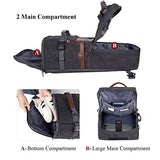WITZMAN Travel Backpack for Men Carry on Luggage Backpack Duffel bag with Shoe Compartment Toiletry Bag Hanging Dopp Kit Organizer Water-resistant