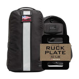 GORUCK Basic Rucker 17L Tactical Backpack (Black) Bundle with 10LB Ruck Plate – Durable Rucksack & MOLLE Daypack – Military Grade Training Gear for Hiking & Fitness