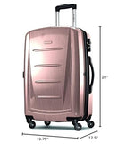 Samsonite Winfield 2 Hardside Expandable Luggage with Spinner Wheels, Artic Pink, Checked-Large 28-Inch