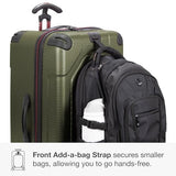 Traveler's Choice Maxporter II Polycarbonate Hardside Trunk with Spinner Wheels, Green, 31-Inch Trunk