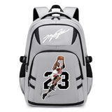 buluuoor Basketball Star 23 Athletes Laptop Backpack Student Backpack Men Women Ultra Light Travel Bag (Black and White1)