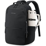 LOVEVOOK Laptop Backpack for Women Men with Giant Tumbler Holder - 15.6Inch Work Computer Travel Backpack with Laptop Compartment, Water Resistant, Cute Commuter College Teacher Nurse Purse Bag,Black