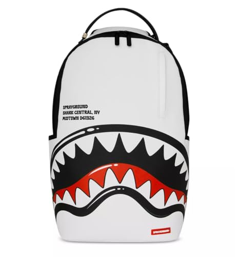 Sprayground SHARK CENTRAL BUBBLE SHARK (WHT) BACKPACK