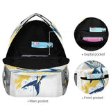 FUQIUMI Fish Backpack for School Lightweight Backpack for Boys Girls Schoolbag Bookbag for Kids, A01E18010