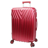 World Traveler Skyline Hardside 24-Inch Spinner Luggage - Burgundy
